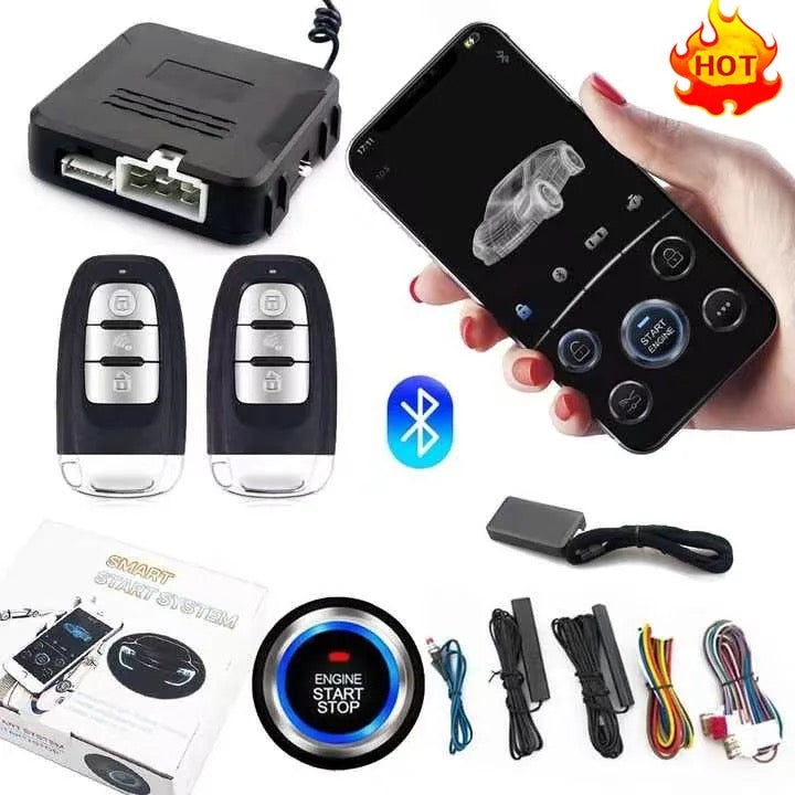 Car Remote Start Stop Kit Bluetooth Mobile Phone APP Control Engine Ignition Open Trunk PKE
Keyless Entry Car Alarm